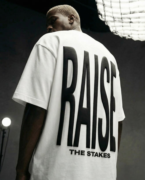 RAISE THE STAKE — OVERSIZED T-SHIRT