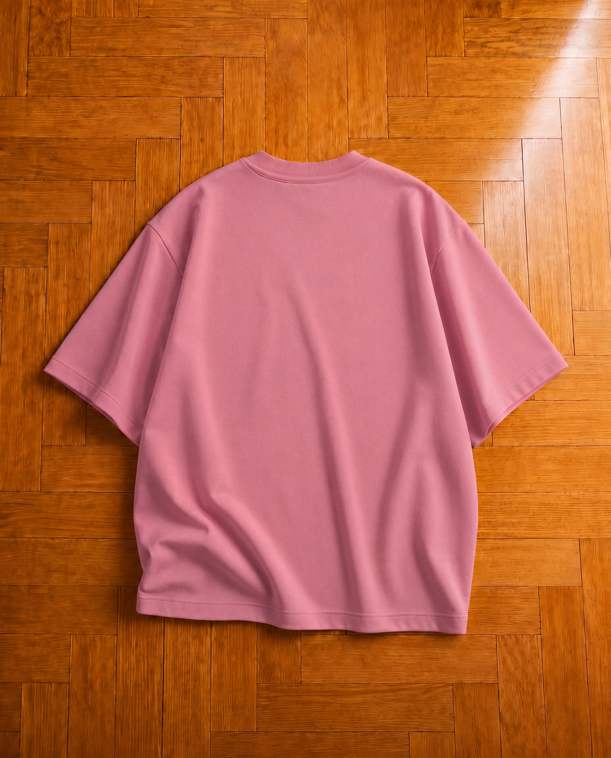 Humanity Preserved — Signature Flamingo Pink Oversized T-Shirt