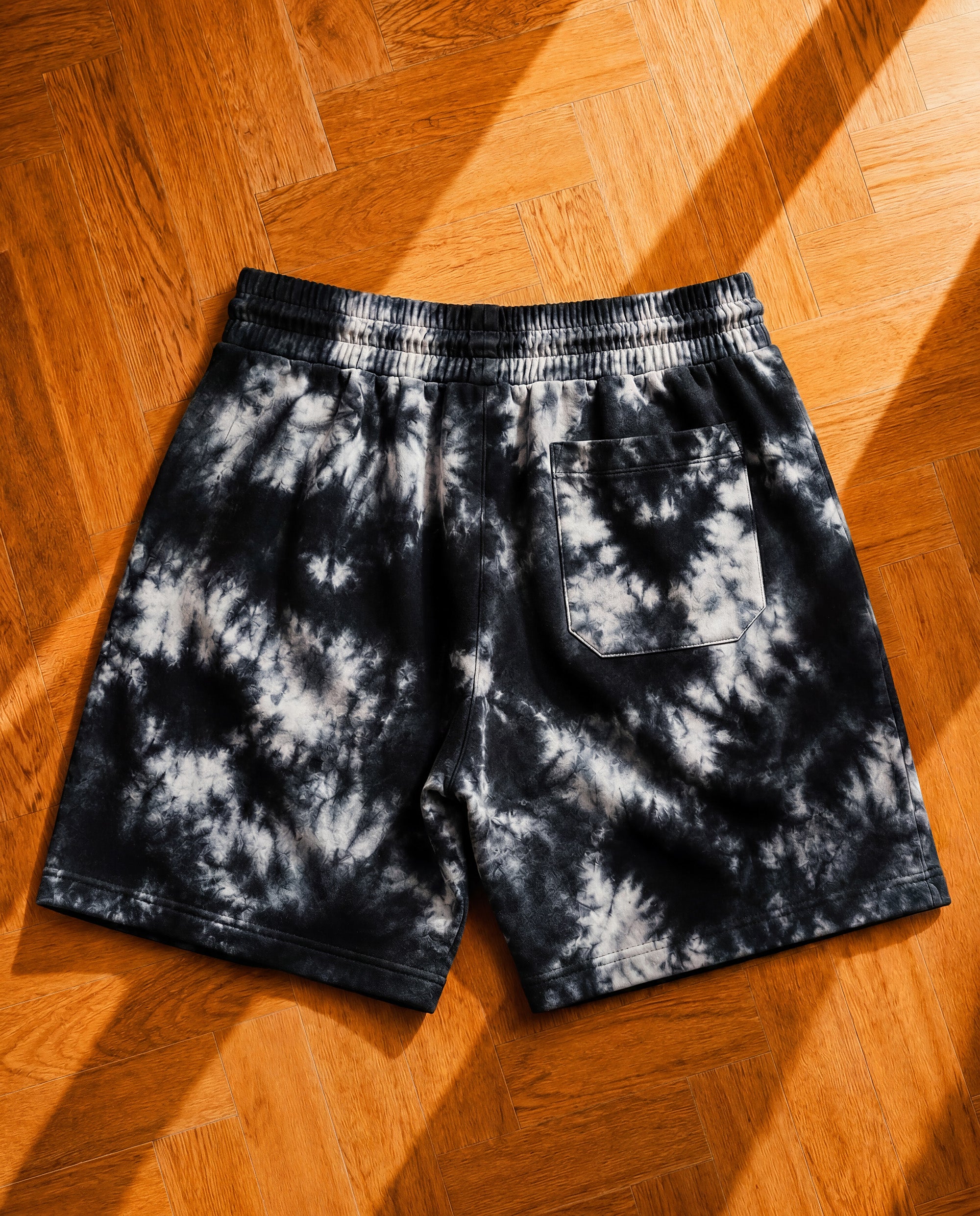 Human Error — Signature Black & White Terry Shorts