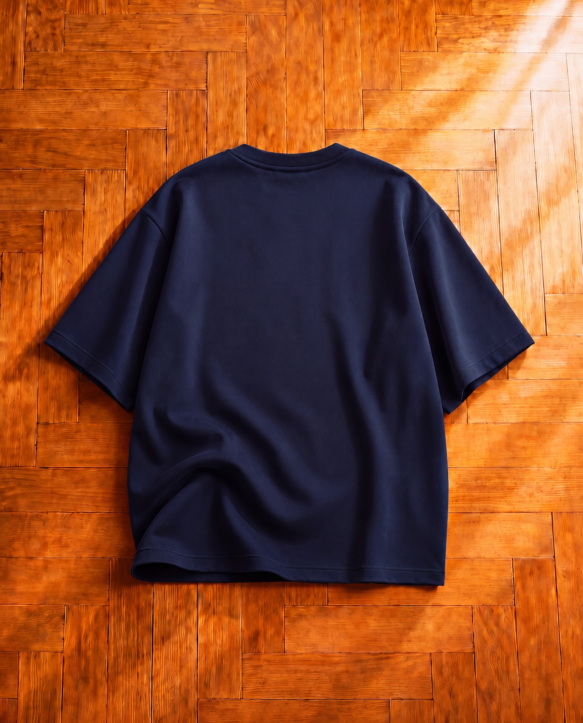 Humanity Preserved — Signature Navy Blue Oversized T-Shirt