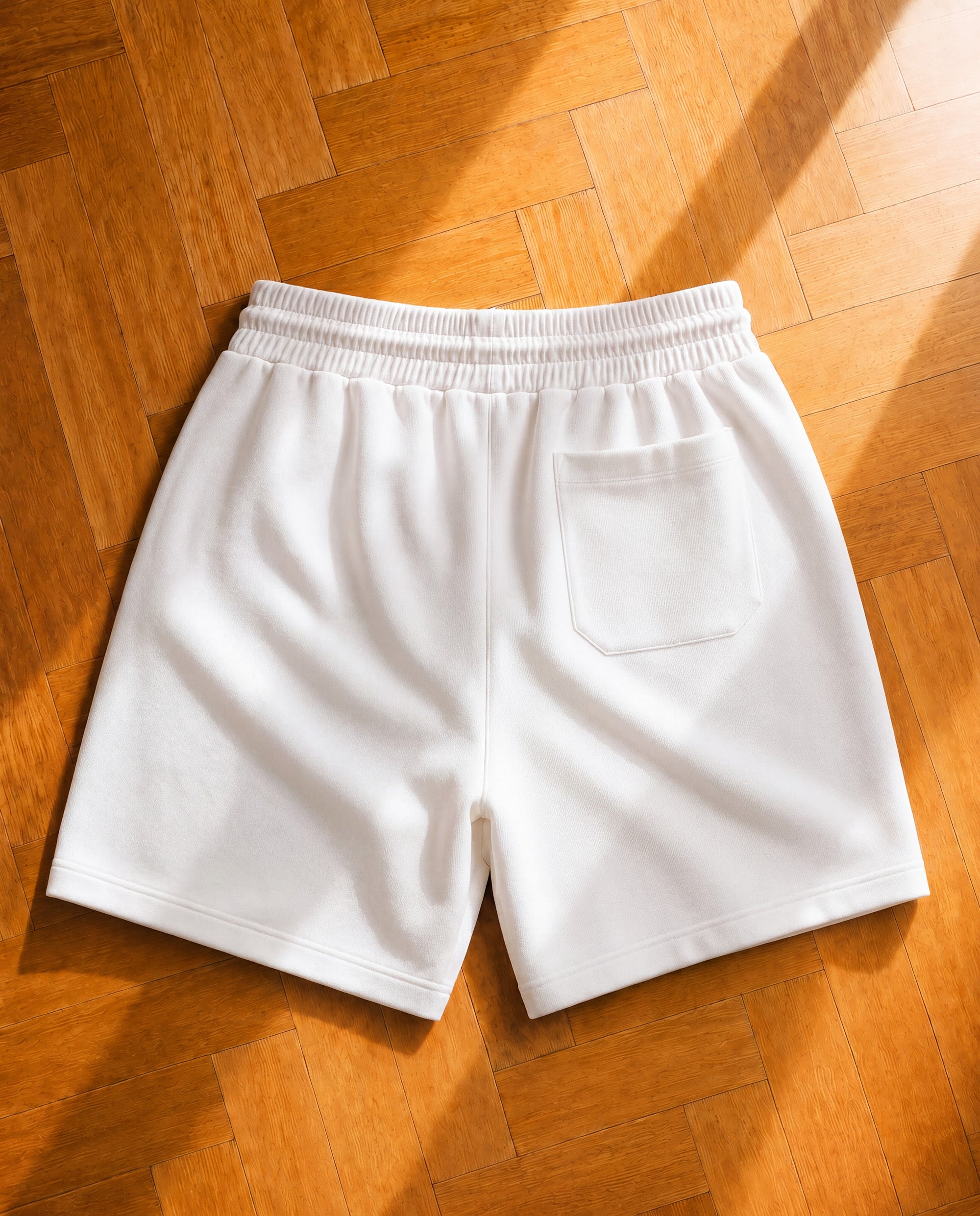 Humanity Preserved — Signature White Terry Shorts