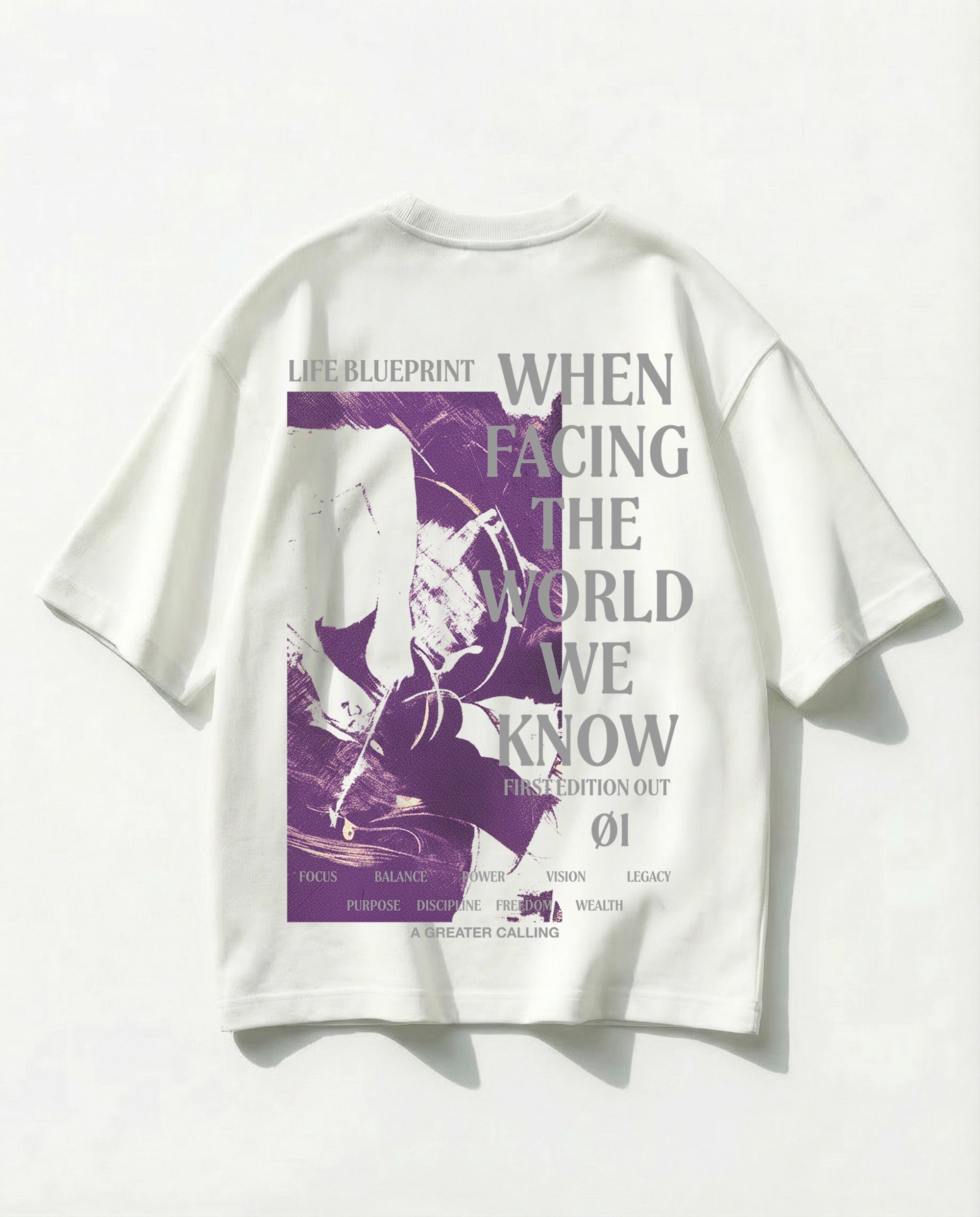LIFE BLUEPRINT — OVERSIZED T-SHIRT