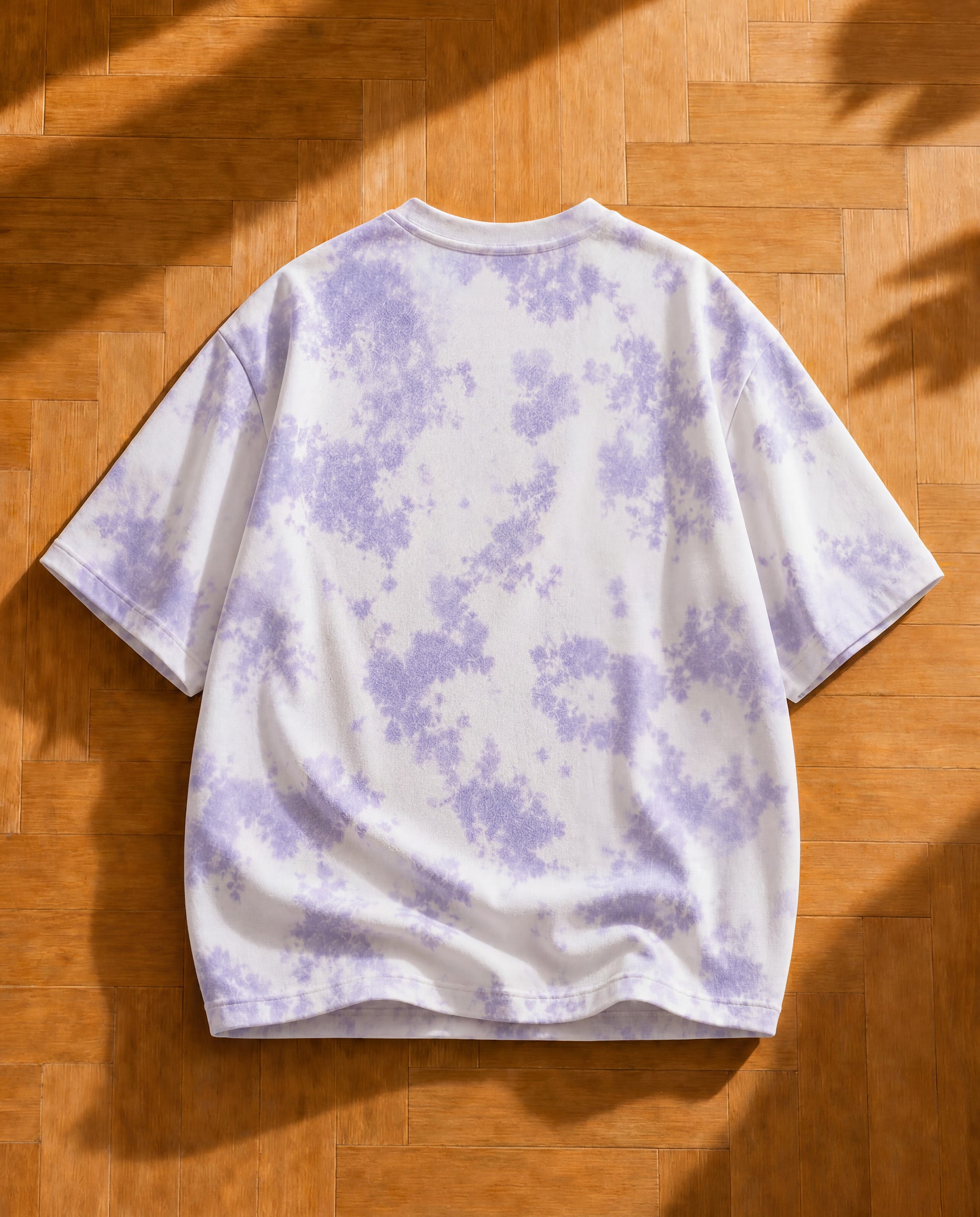 Human Error — Signature White & Lavender Oversized T-Shirt