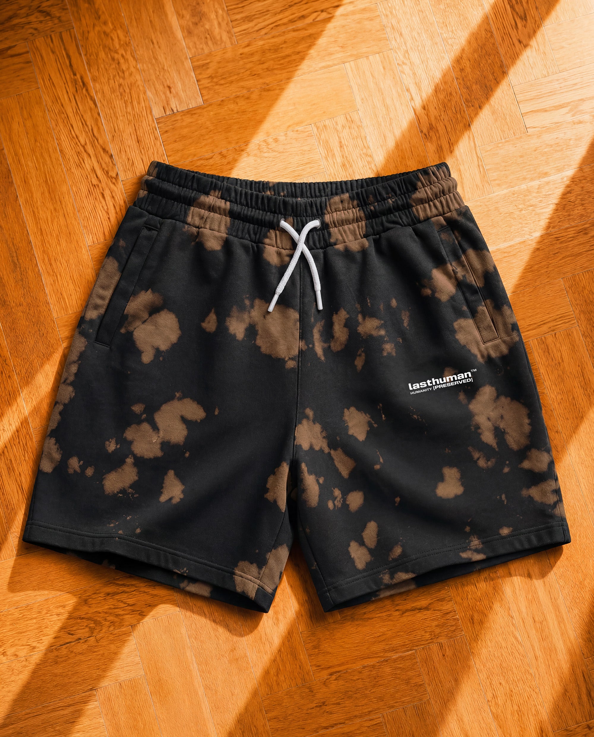Human Error — Signature Brown & Black Terry Shorts