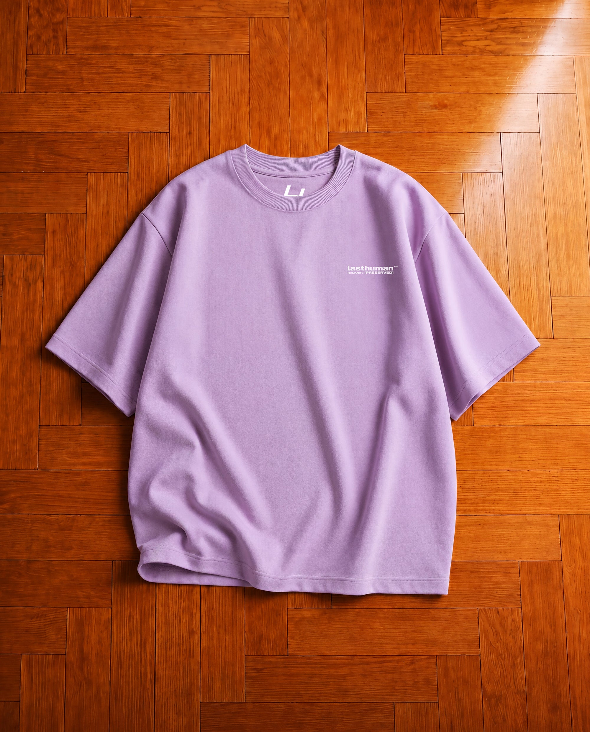 Humanity Preserved — Signature Lavender Oversized T-Shirt