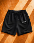 Humanity Preserved — Signature Black Terry Shorts