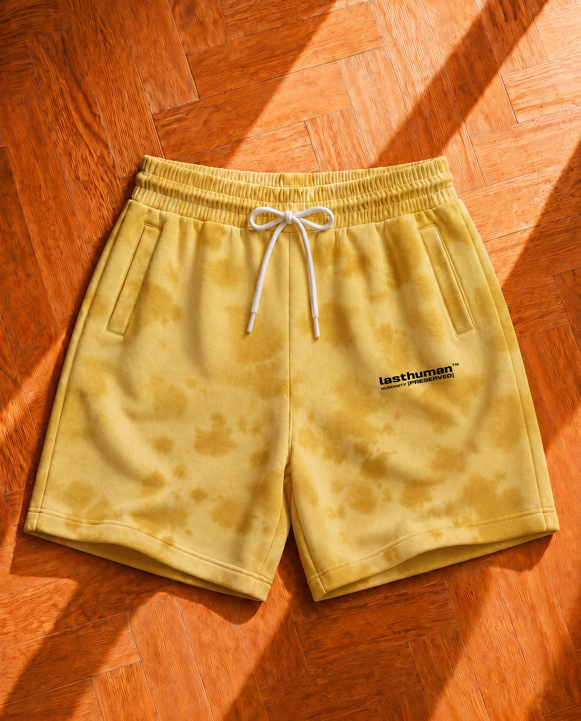Human Error — Signature Yellow Terry Shorts