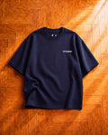Humanity Preserved — Signature Navy Blue Oversized T-Shirt