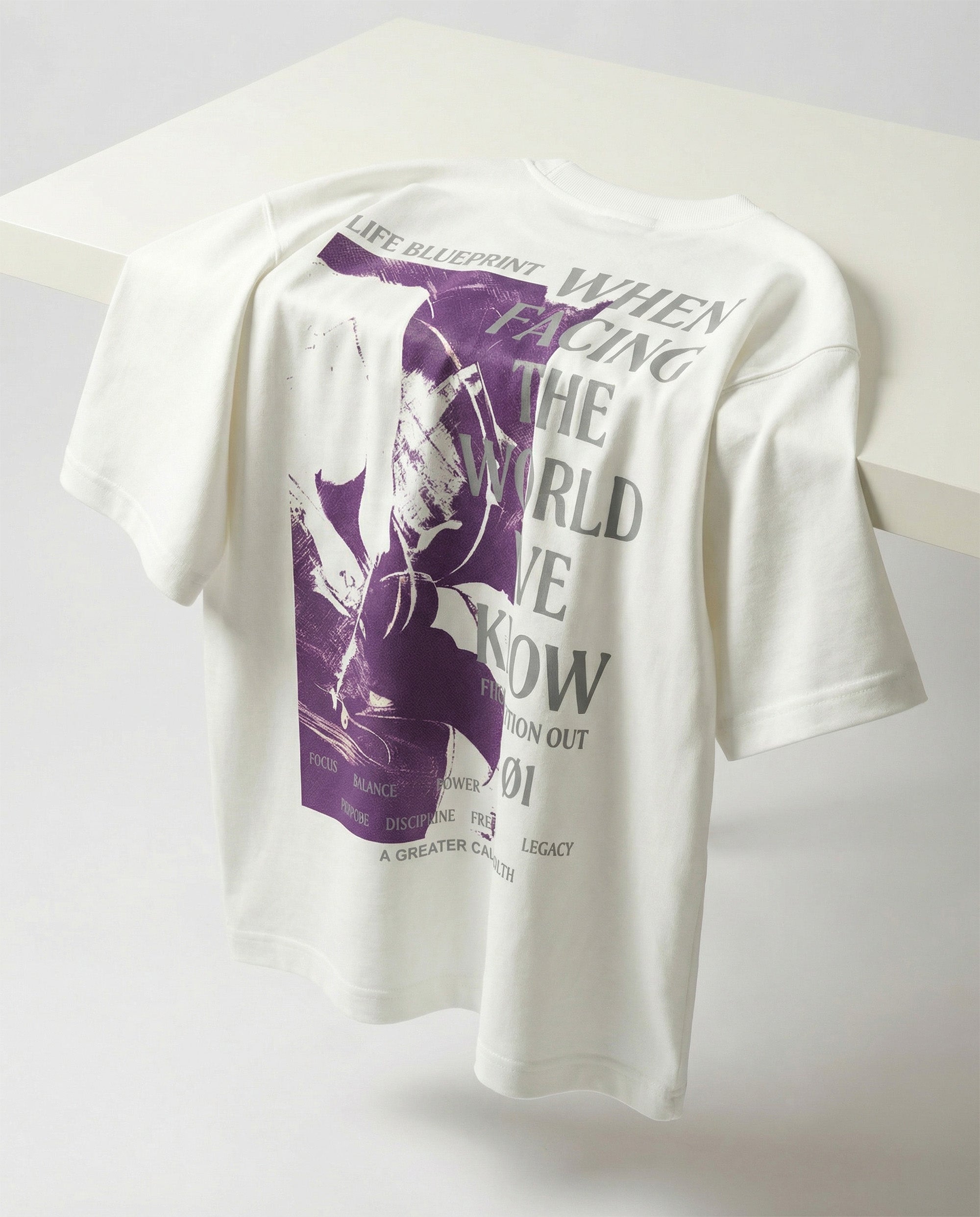 LIFE BLUEPRINT — OVERSIZED T-SHIRT